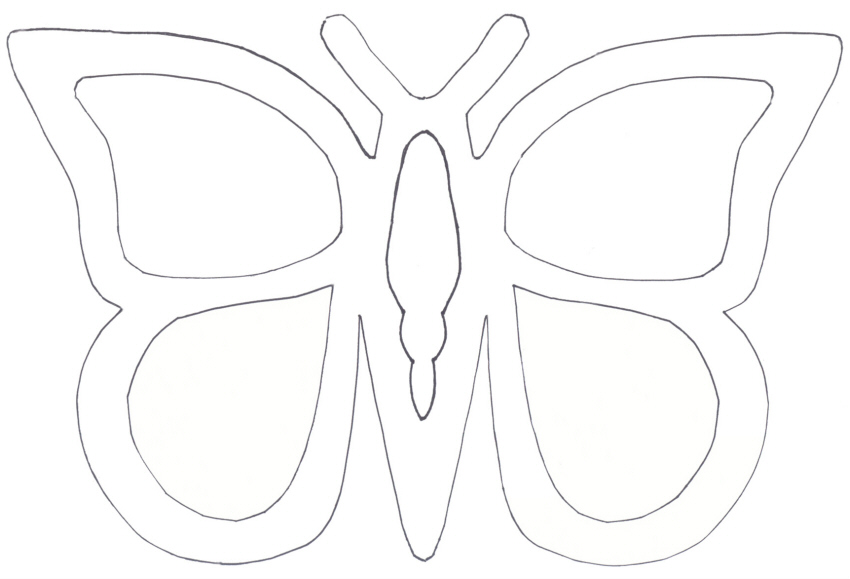 Schmetterling Vorlage Zum Basteln - Schmetterling aus Klopapierrolle