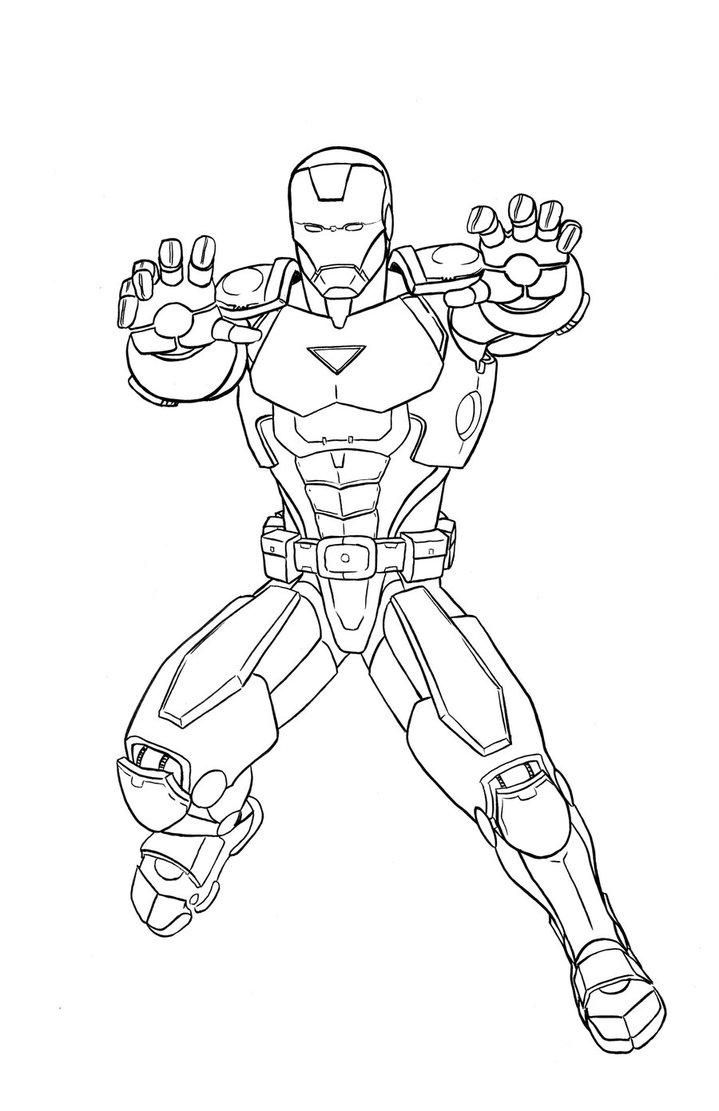 Marvel Iron Man Coloring Pages | Coloriage, Dessin iron man, Iron man