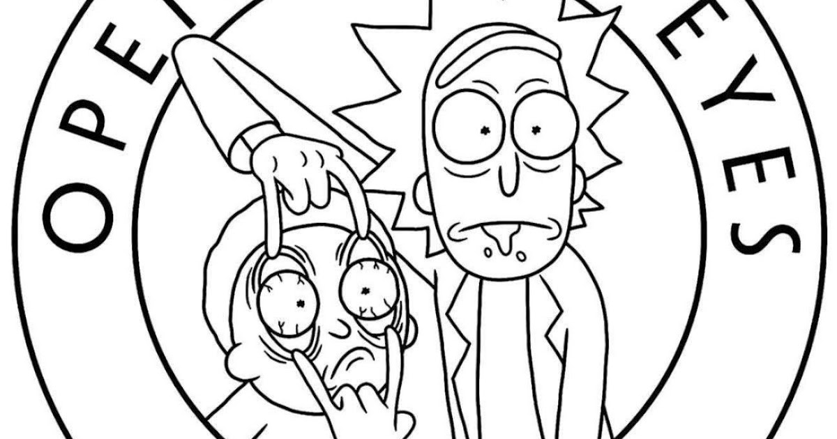 Schöne Dinge: 10+ Malvorlagen Rick und Morty