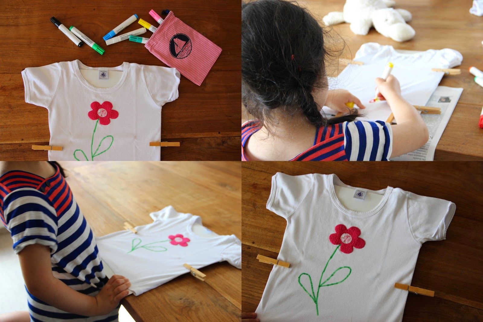 DIY: Gemeinsam mit Kindern T-Shirts bemalen http://zeitschriftenwurm