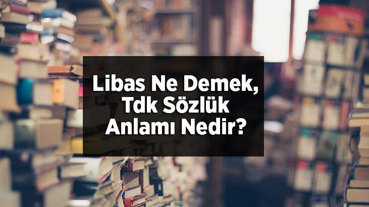 Libas Ne Demek, Tdk Sözlük Anlamı Nedir? Eski Türkçede Libas Nedir? ilgili Seksi Nedir Sözlük Anlamı