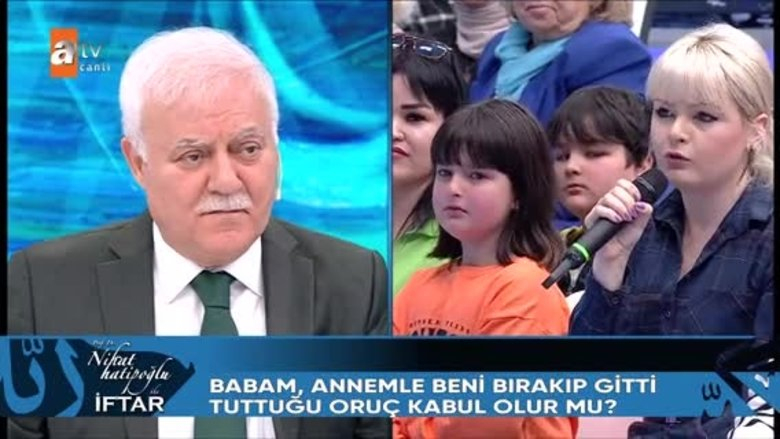 Minik Almina&amp;#039;Dan Nihat Hatipoğlu&amp;#039;Na Hüzünlendiren Soru! içeride Rüyalar Gerçek Olur Mu Nihat Hatipoğlu