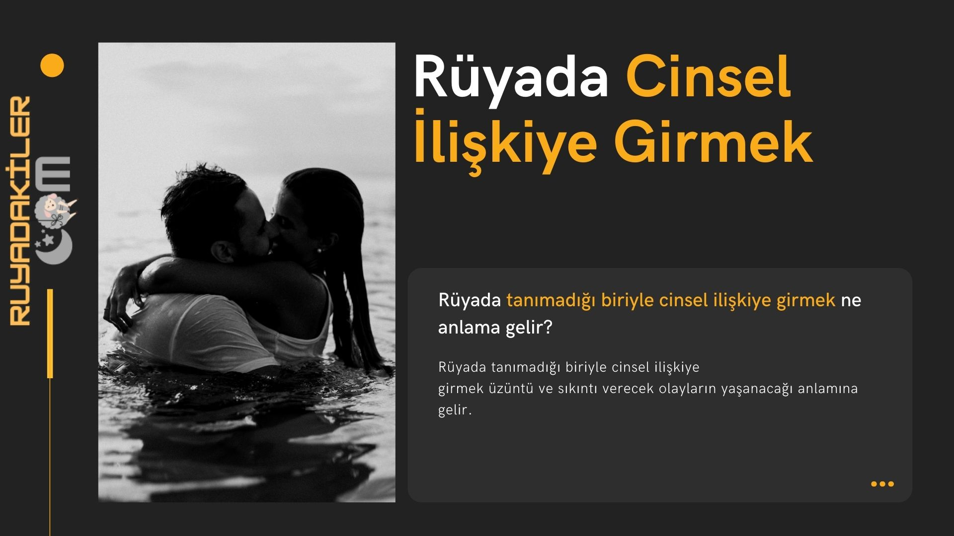 Rüyada Cinsel İlişkiye Girmek | Rüyada Tanımadığı Biriyle Cinsel tamamen Rüyada Yaşlı Kadın Ile Ilişkiye Girmek