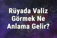 Rüyada Valiz Görmek Ne Anlama Gelir? Rüyada Valiz Hazırlamak Ve amaçlanan Rüyada Valiz Hazırlamak Gündüz Niyetine