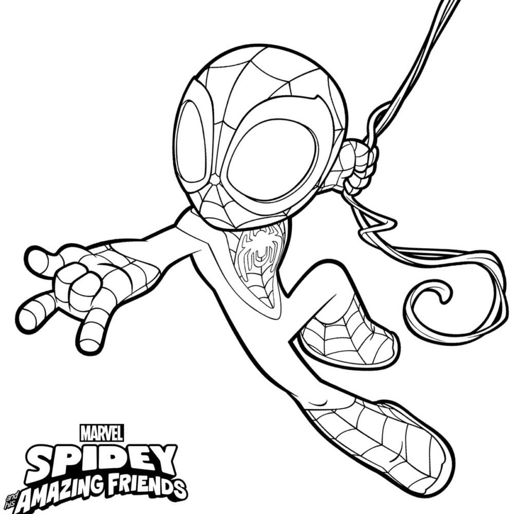 Compartir más de 75 dibujo spidey colorear última - vietkidsiq.edu.vn