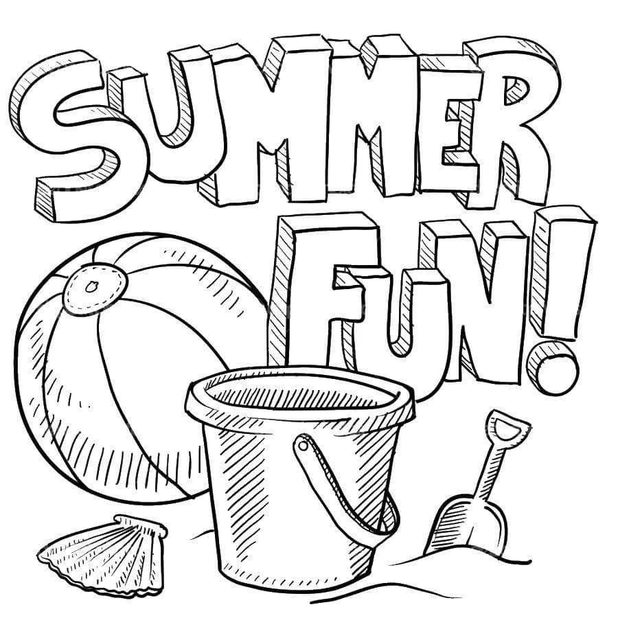 Summer Coloring Pages. 105 Best Images Free Printable