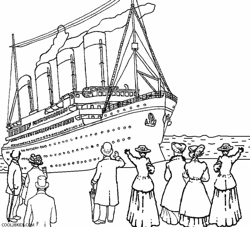 Printable Titanic Coloring Pages For Kids | Cool2bKids