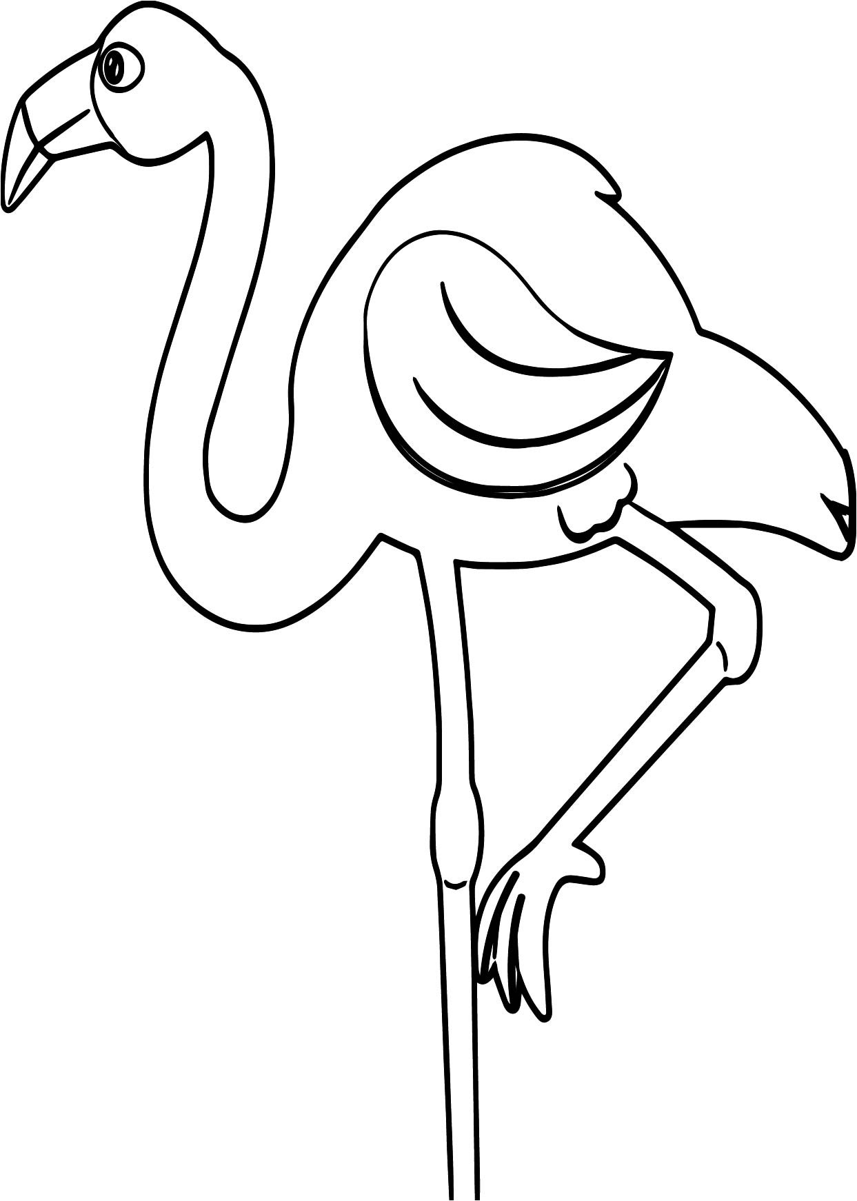 Flamingo Printable Coloring Pages