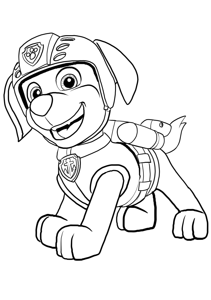 New Coloring Pages Paw Patrol Colouring Pages Zuma Zuma Drawing At