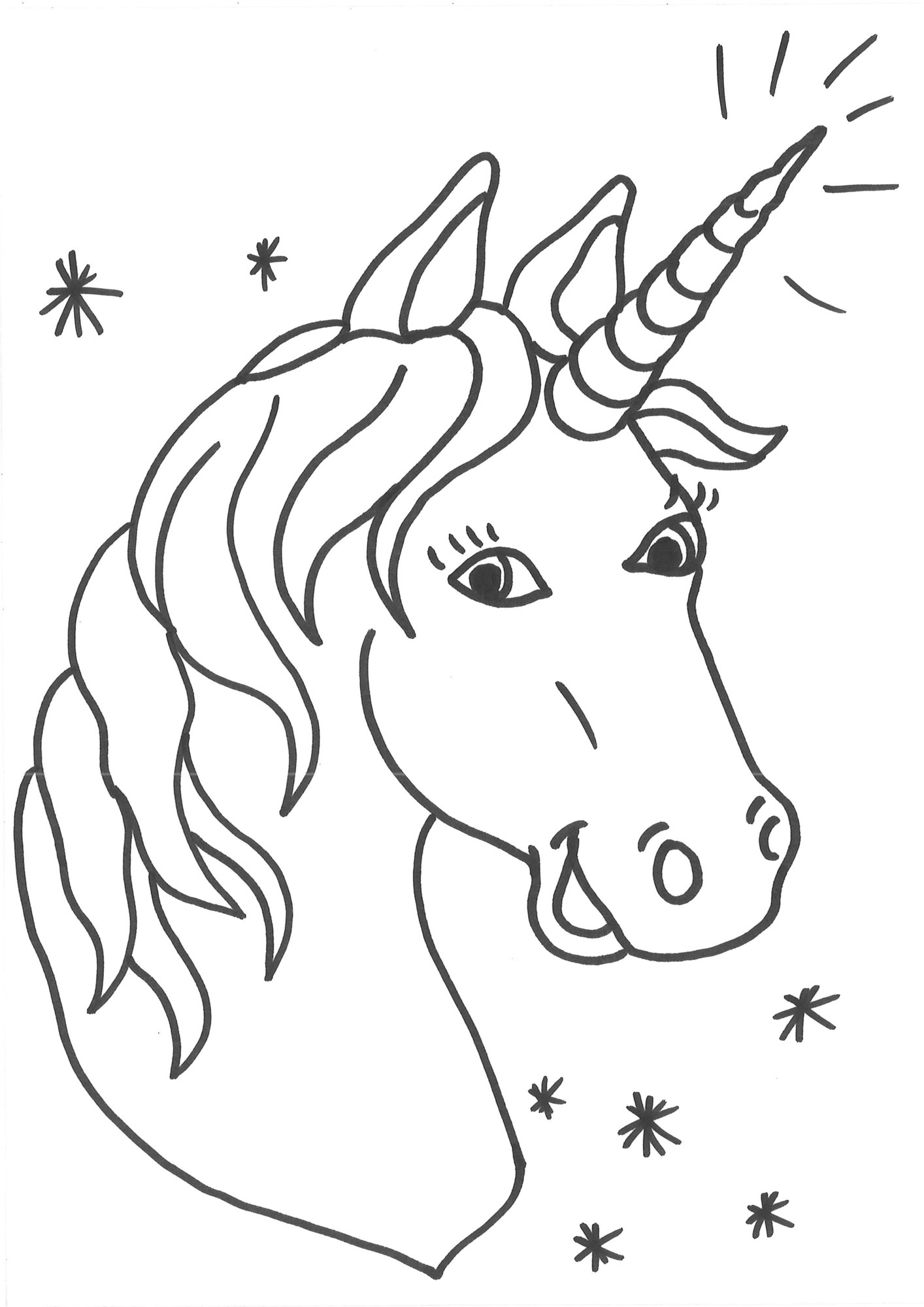 Einhorn Ausmalbilder Zum Ausdrucken - kinderbilder.download