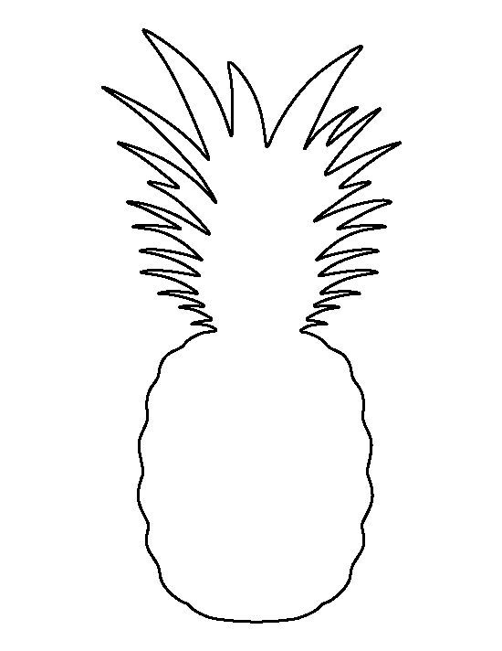 papierkunstde.com | Pineapple template, Pineapple crafts, Pineapple art