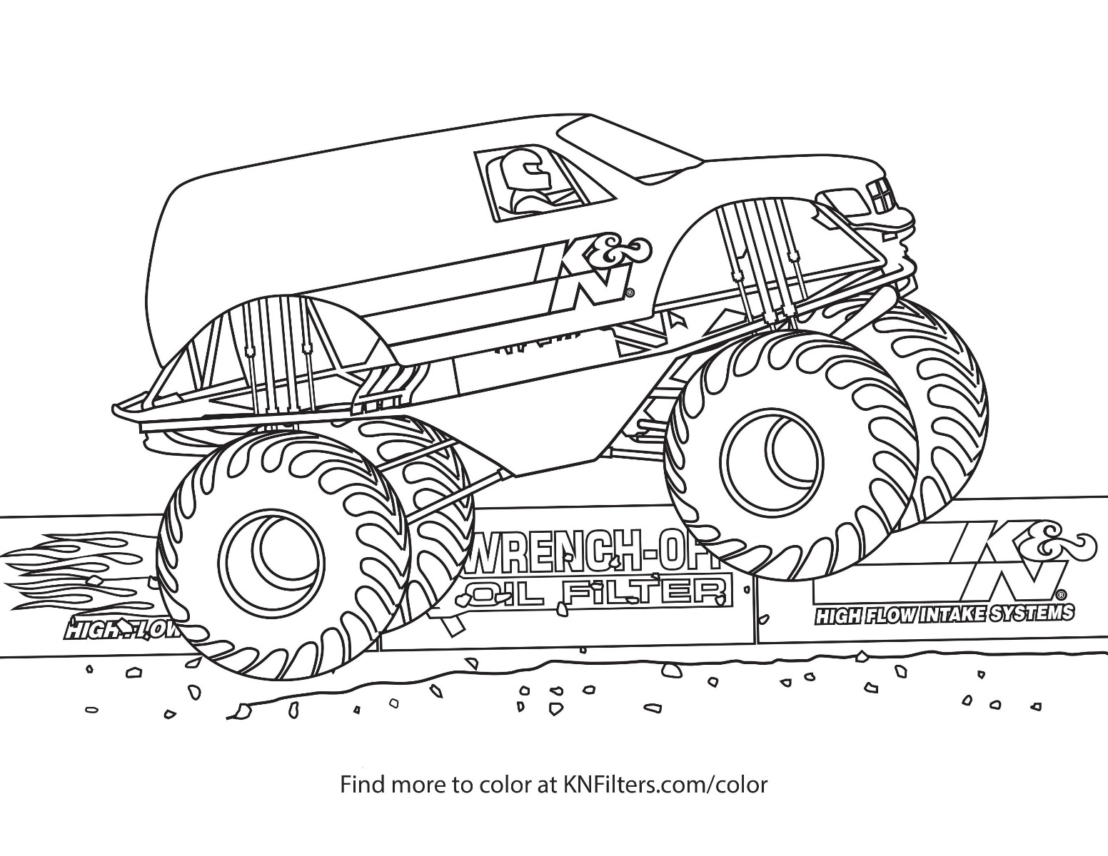 Malvorlagen Monster Truck