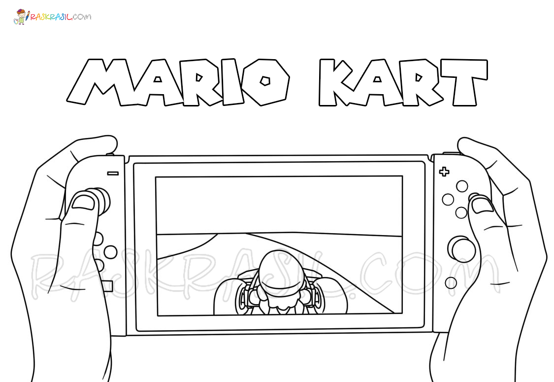 Mario Kart Ausmalbilder Kostenlos : Kostenlose Mario Kart 8 Malvorlagen