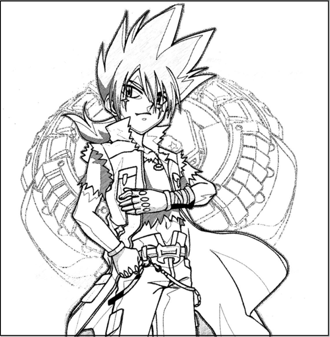 ausmalbilder beyblade malvorlagen 1 | Cartoon coloring pages, Coloring