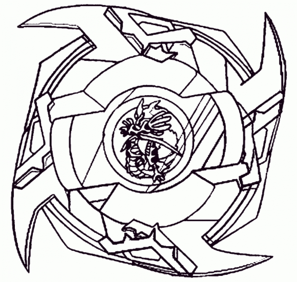 Get This Free Beyblade Coloring Pages to Print 84785