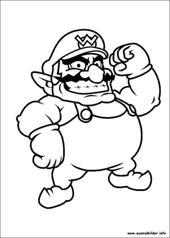 Super Mario Bros. malvorlagen