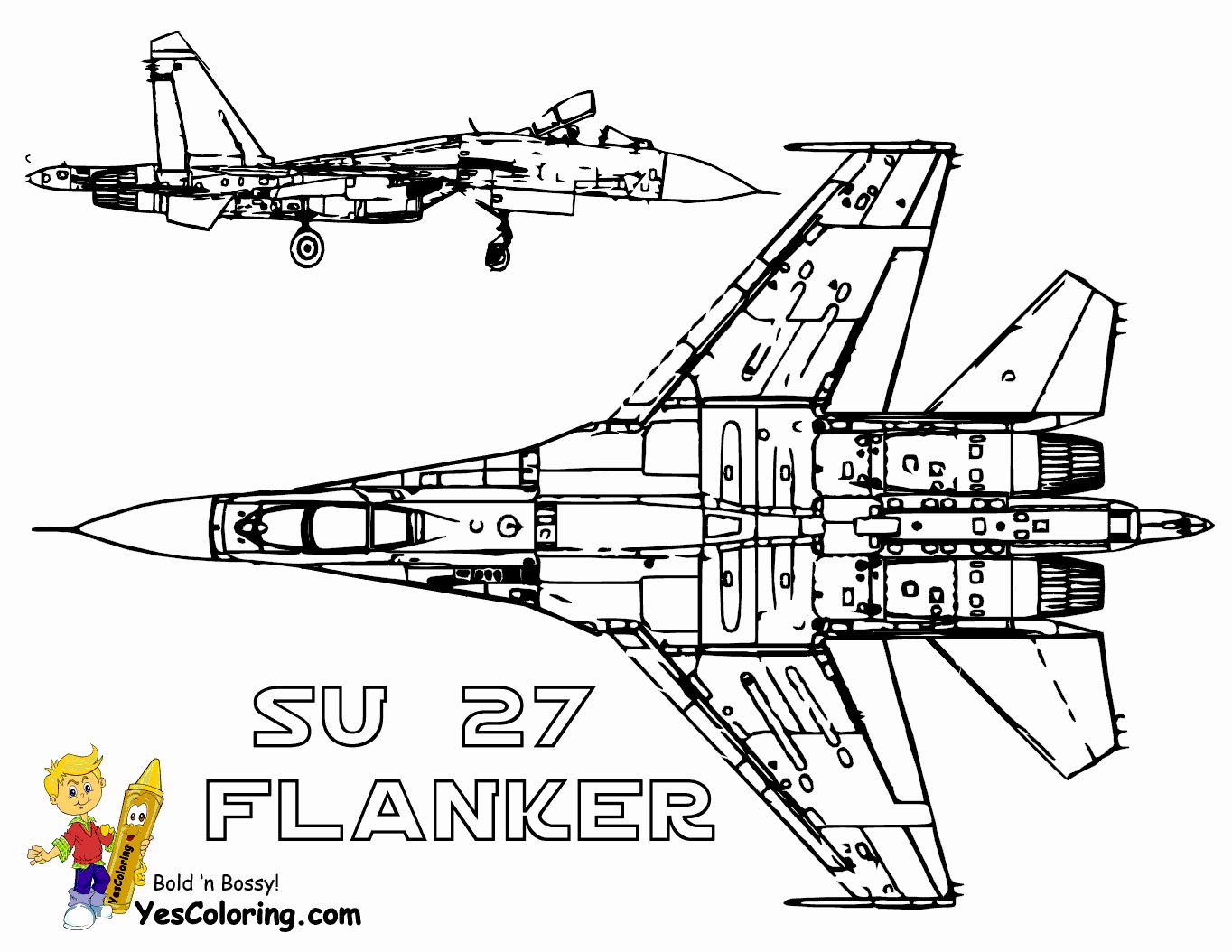 Fighter Jet Coloring Pages - Yunus Coloring Pages