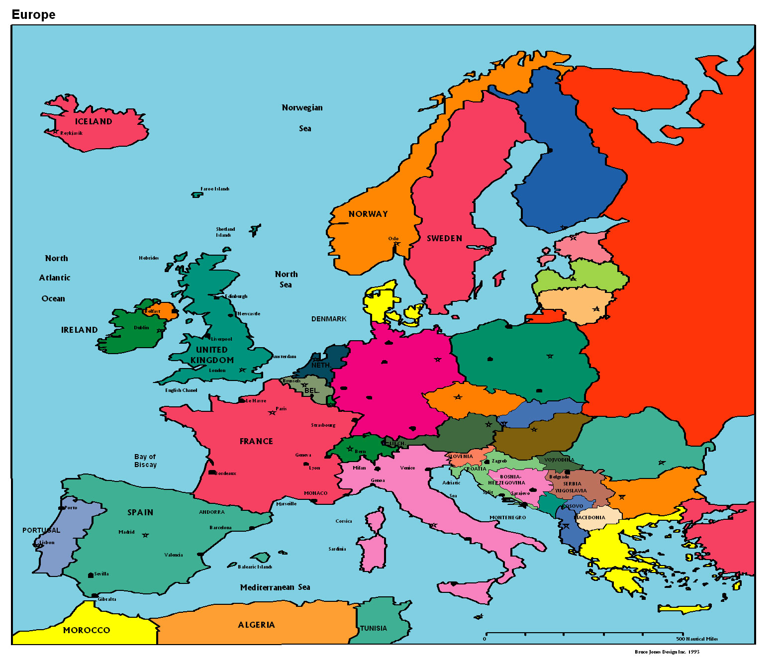 Europe Stadtplan Bilder | Europa Karte Region Provinz Bereich