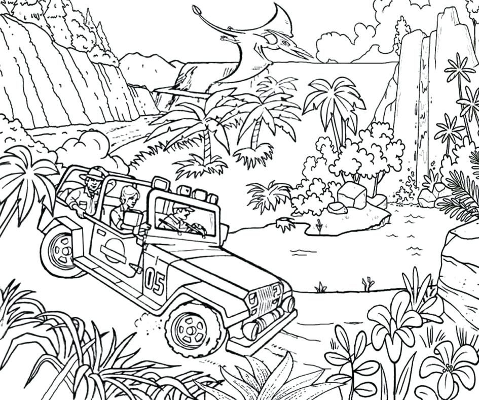 Jurassic Park Coloring Page# 2409576 | Malvorlage dinosaurier