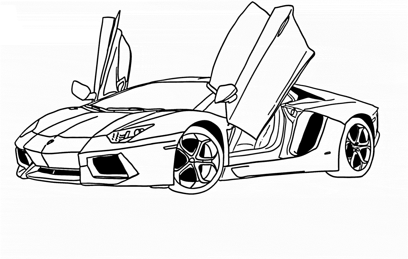 35+ Ausmalbilder Autos Lamborghini | Colorito Club | Race car coloring