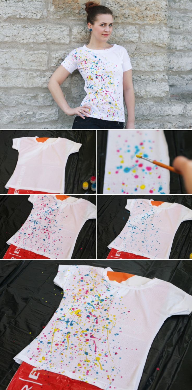 T-Shirt bemalen: DIY Anleitung und 45 coole Beispiele - ZENIDEEN