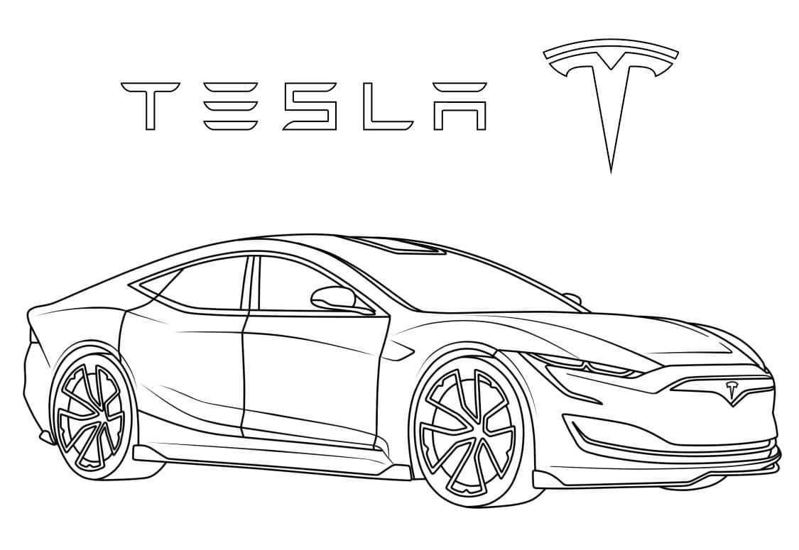 tesla coloring page Top 20 printable tesla coloring pages - Printable