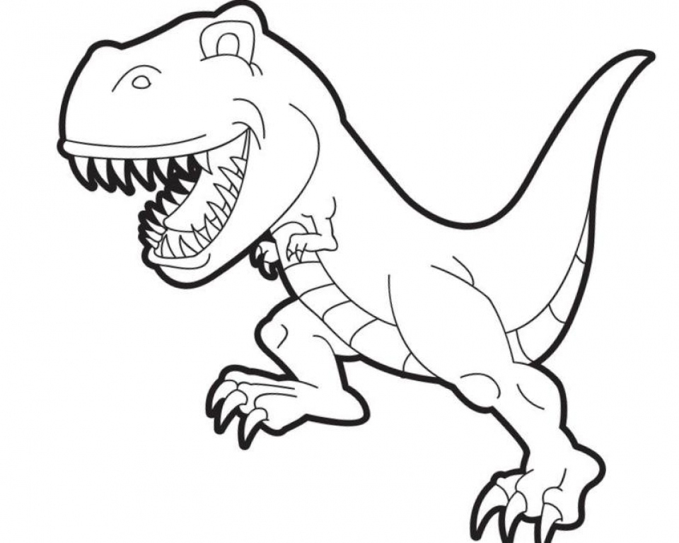 Tyrannosaurus Rex Coloring Page at GetDrawings | Free download