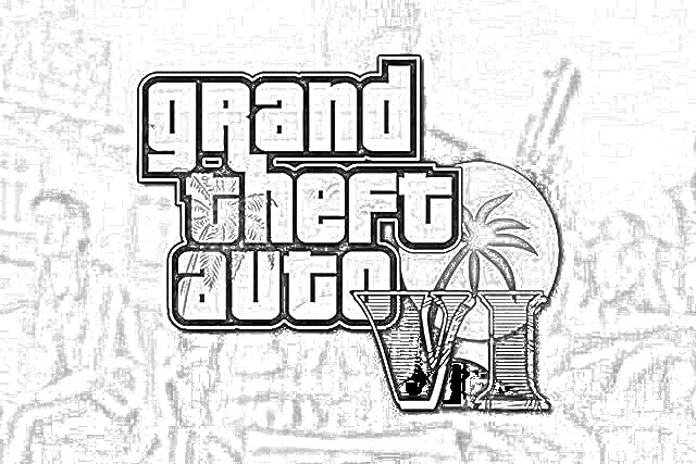 Gta 6 Coloring Pages