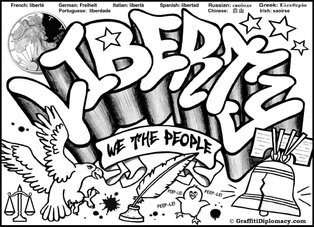 Graffiti Coloring Pages ~ Rafacine Art