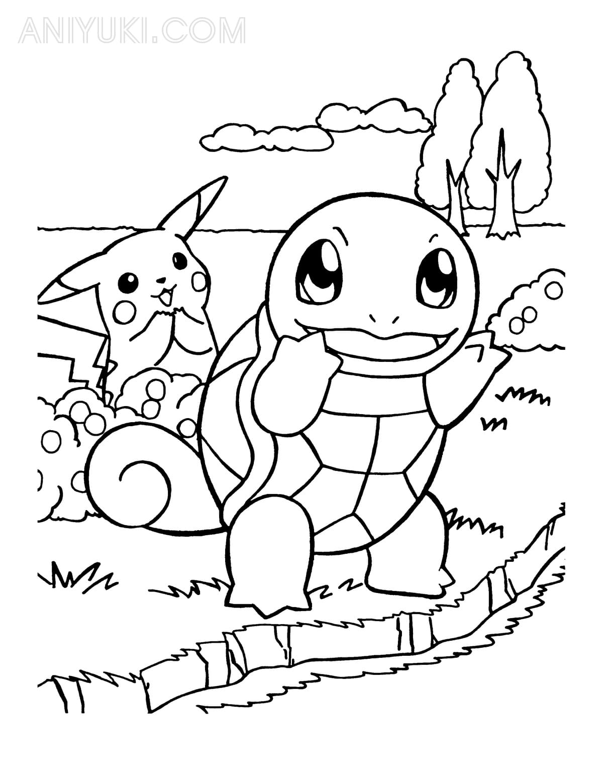 Pokemon Coloring Pages Squirtle Squad Squirtle Squad Pokemon | Hot Sex