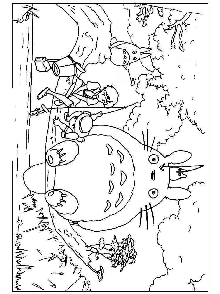 Totoro coloring pages