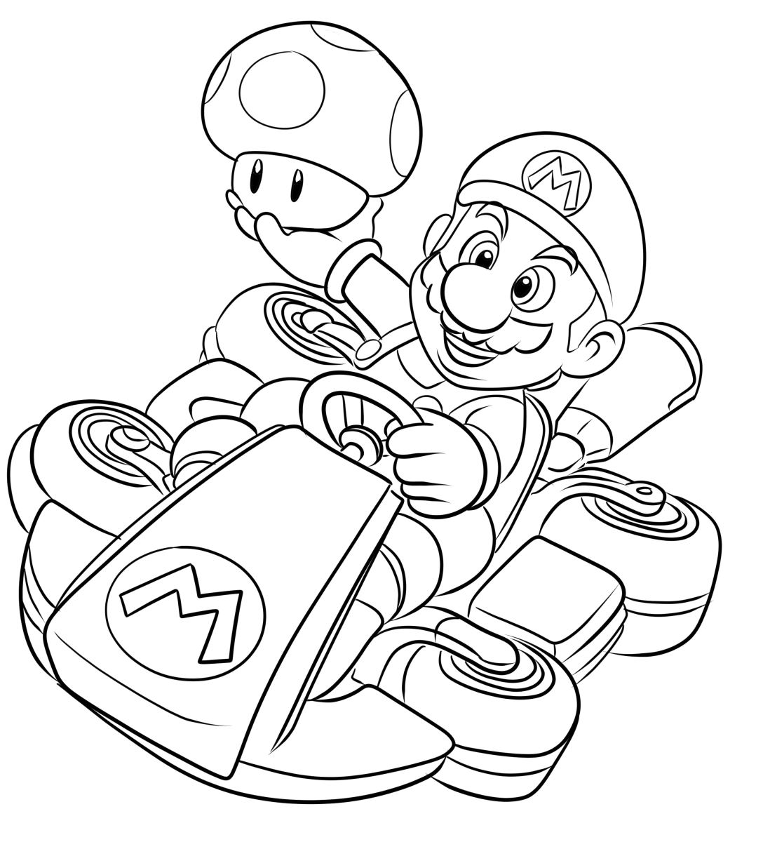 Coloring Pages Mario Kart - Home Design Ideas