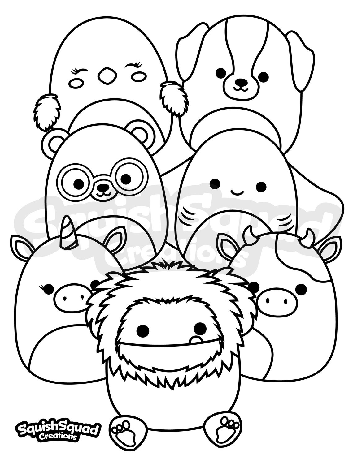 Pin On Squishmallow Coloring Pages - Bank2home.com