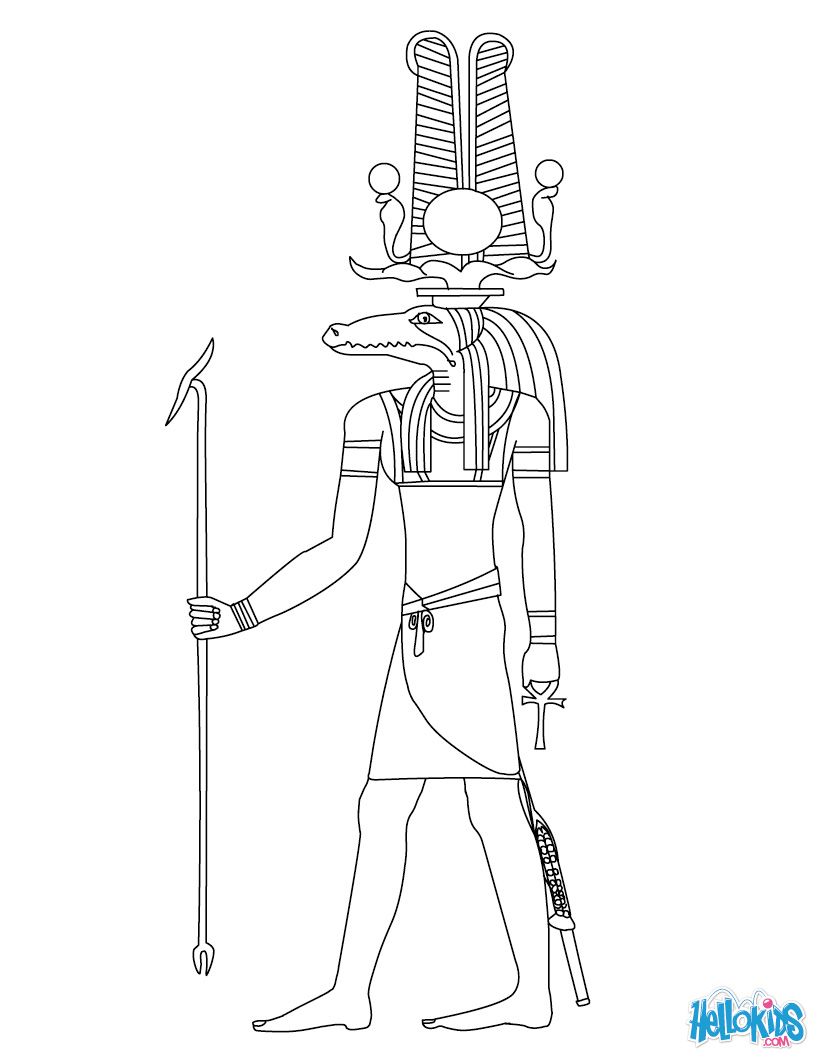 Ancient Egypt Pharaoh To Draw Coloring Page Easy Tum / Pharao