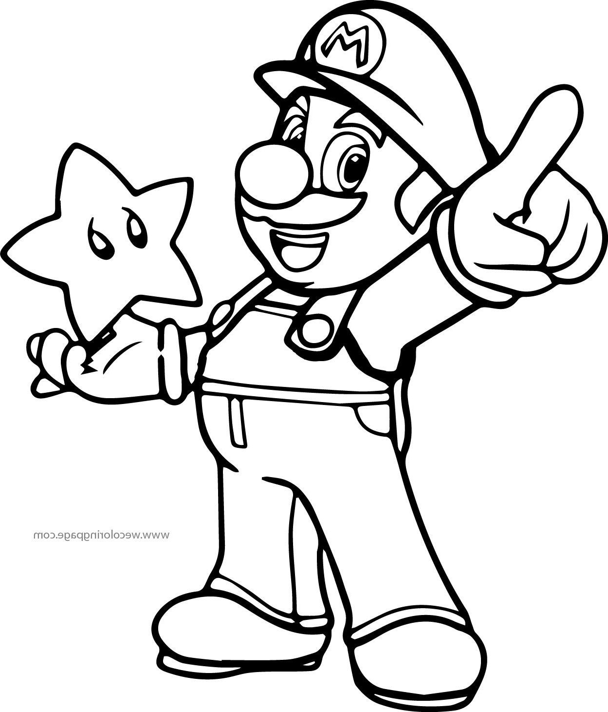 Super Mario Coloring Page | Super mario coloring pages, Mario coloring