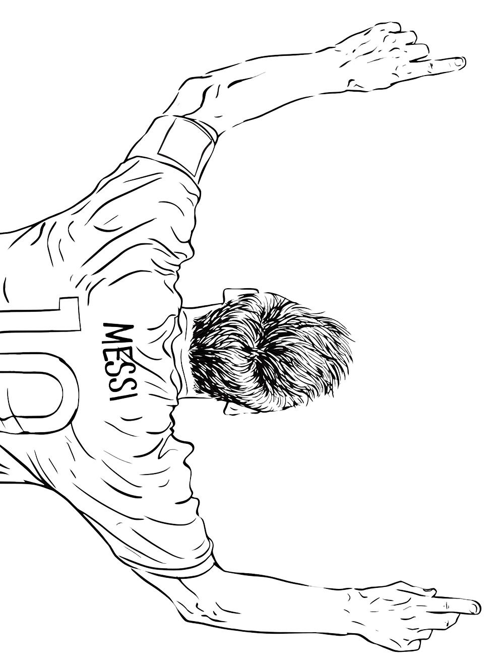 Free Messi coloring pages. Download and print Messi coloring pages in