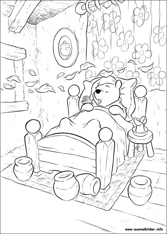 Winnie Puuh malvorlagen | Disney coloring pages, Christmas coloring