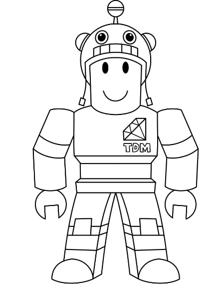 Ausmalbilder Roblox | Cute coloring pages, Cartoon coloring pages