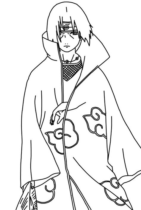 naruto itachi coloring pages: naruto itachi coloring pages | Coloring