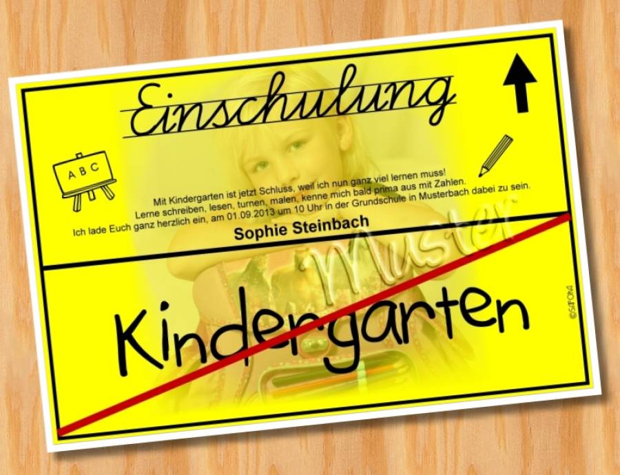 Einladungskarten Einschulung