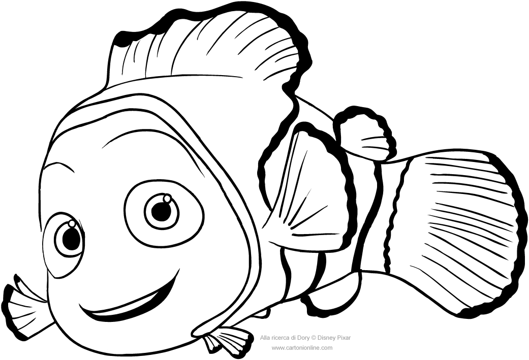 Ausmalbilder Nemo (Findet Dorie)