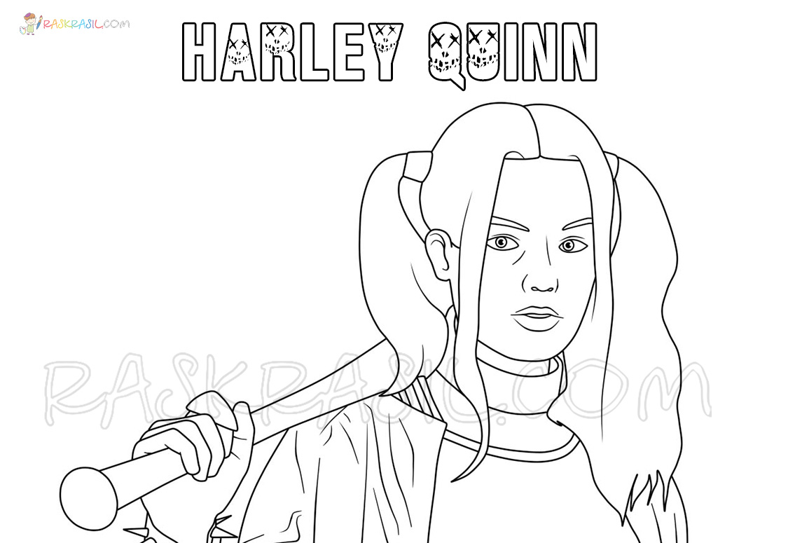 Harley Quinn Coloring Pages - Home Design Ideas