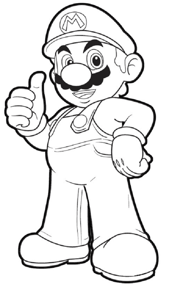 Super Mario Ausmalbilder-20 | Mario coloring pages, Coloring pages for